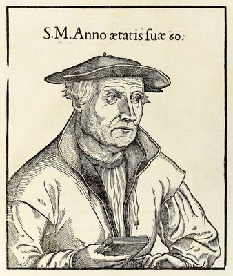 コスモグラフィアの1550年版のセバスチャンミュンスターの肖像